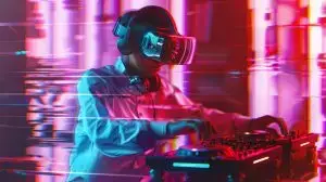 futuristic-set-with-dj-charge-music-using-virtual-reality-glasses