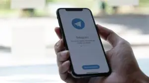 Telegram app on Phone