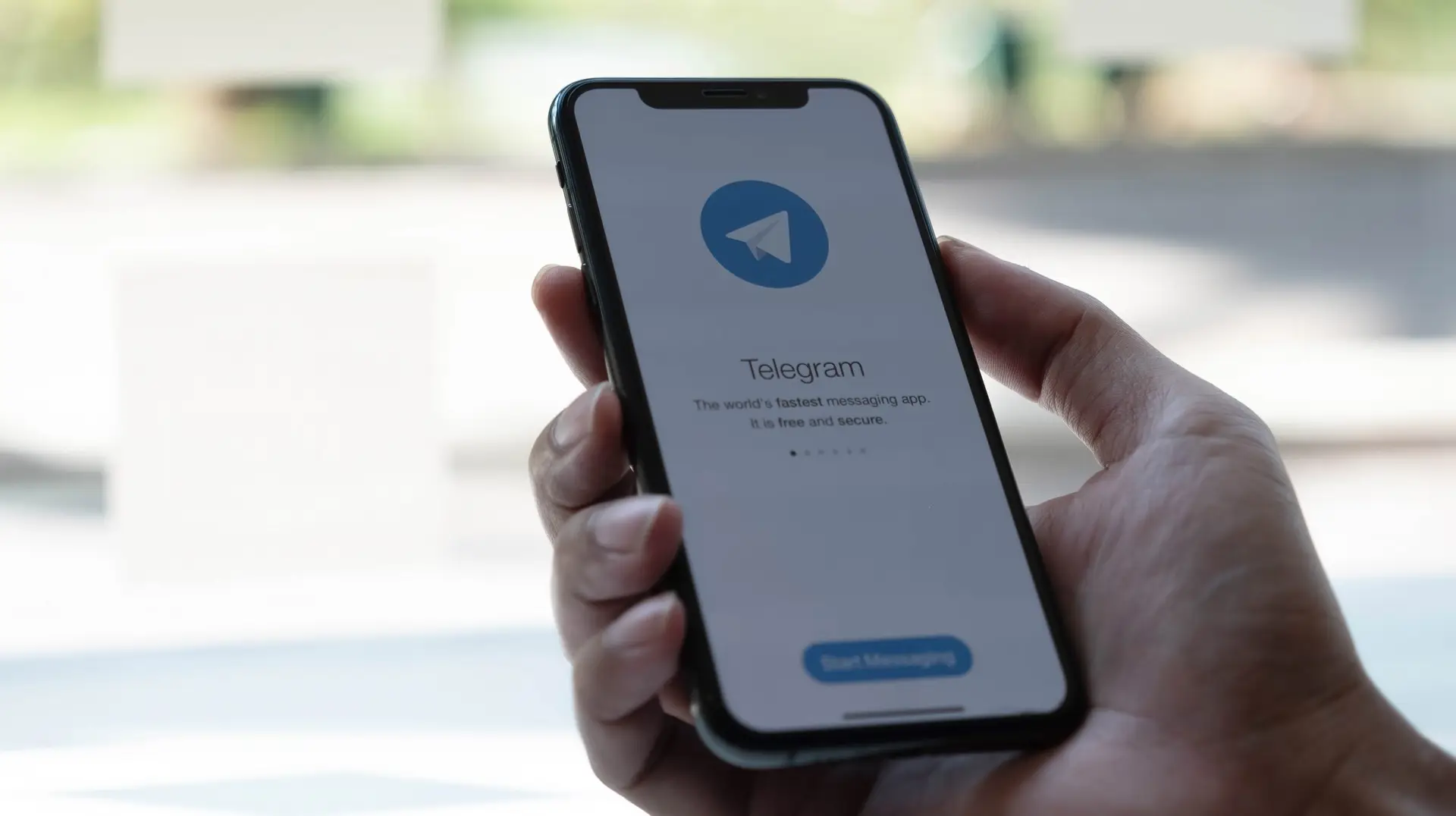 Telegram app on Phone