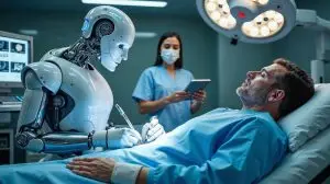 robot doing surgery