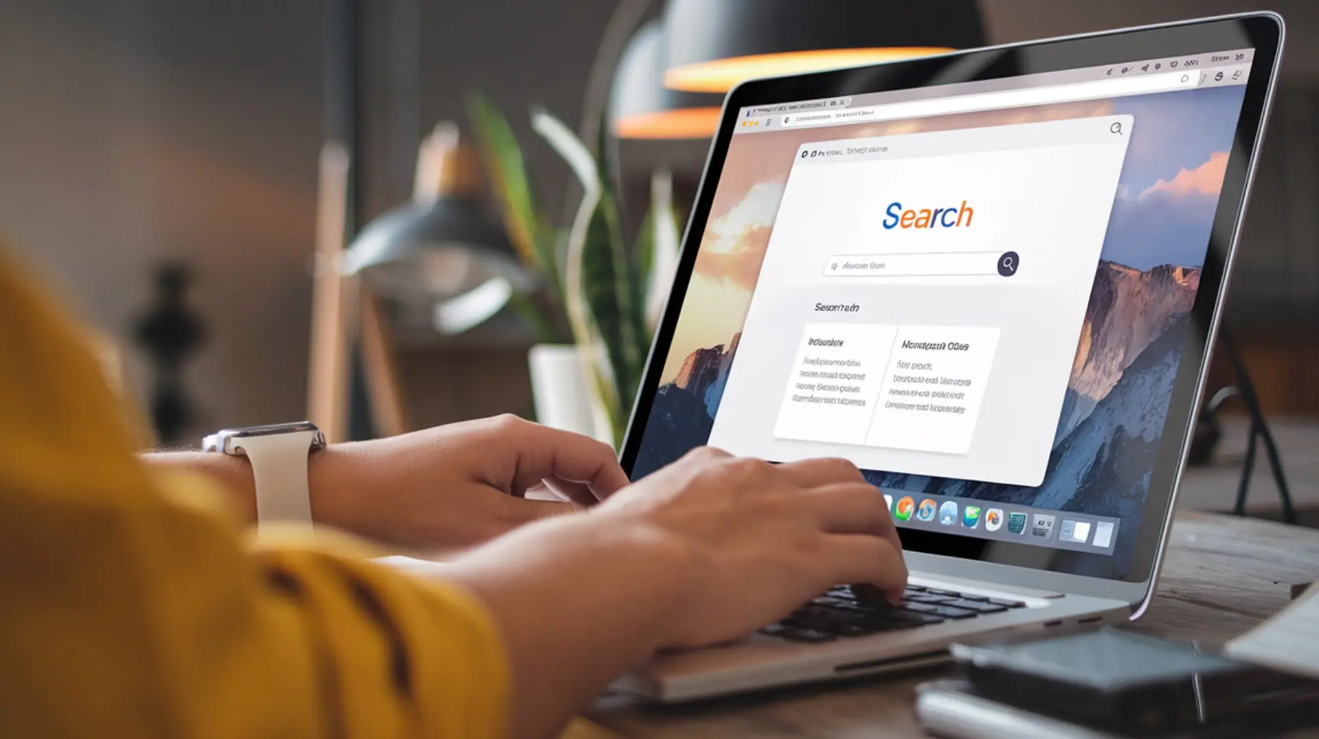 woman on computer searching for ai news