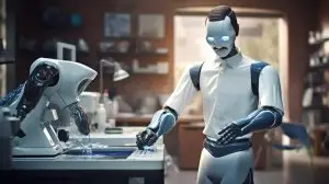 scientist ai robot