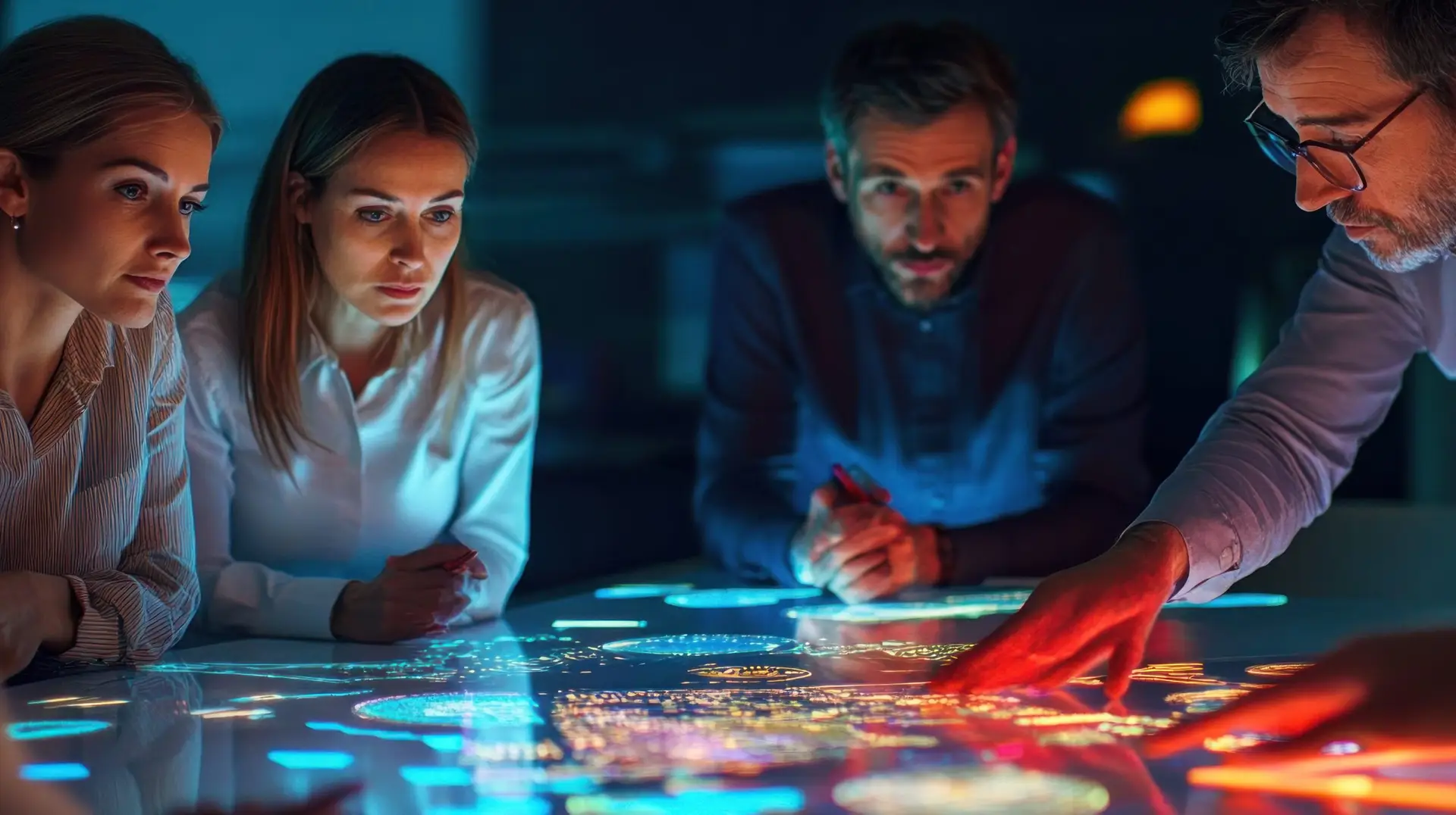 business people working