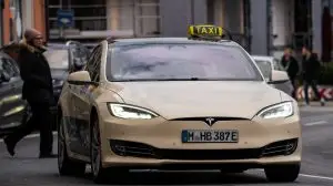 Munich,,Germany,-,Jan,07,,2022:,A,White,Electric,Tesla