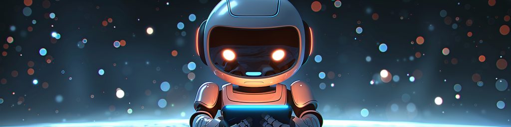 robot-simple-vector-illustration-style-holding-tablet