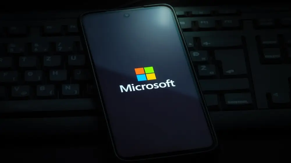 Ljubljana,,Slovenia,-,21,January,2023:,Microsoft,Logo,On,Smartphone