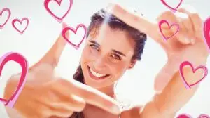 Woman smiling