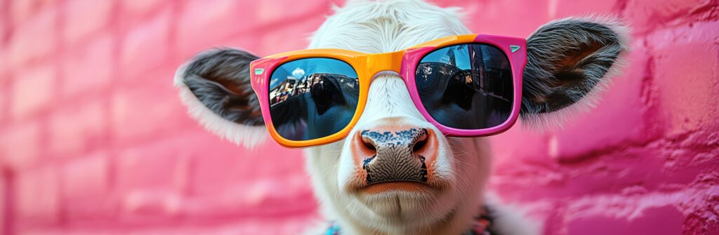 cow thinking about ai news