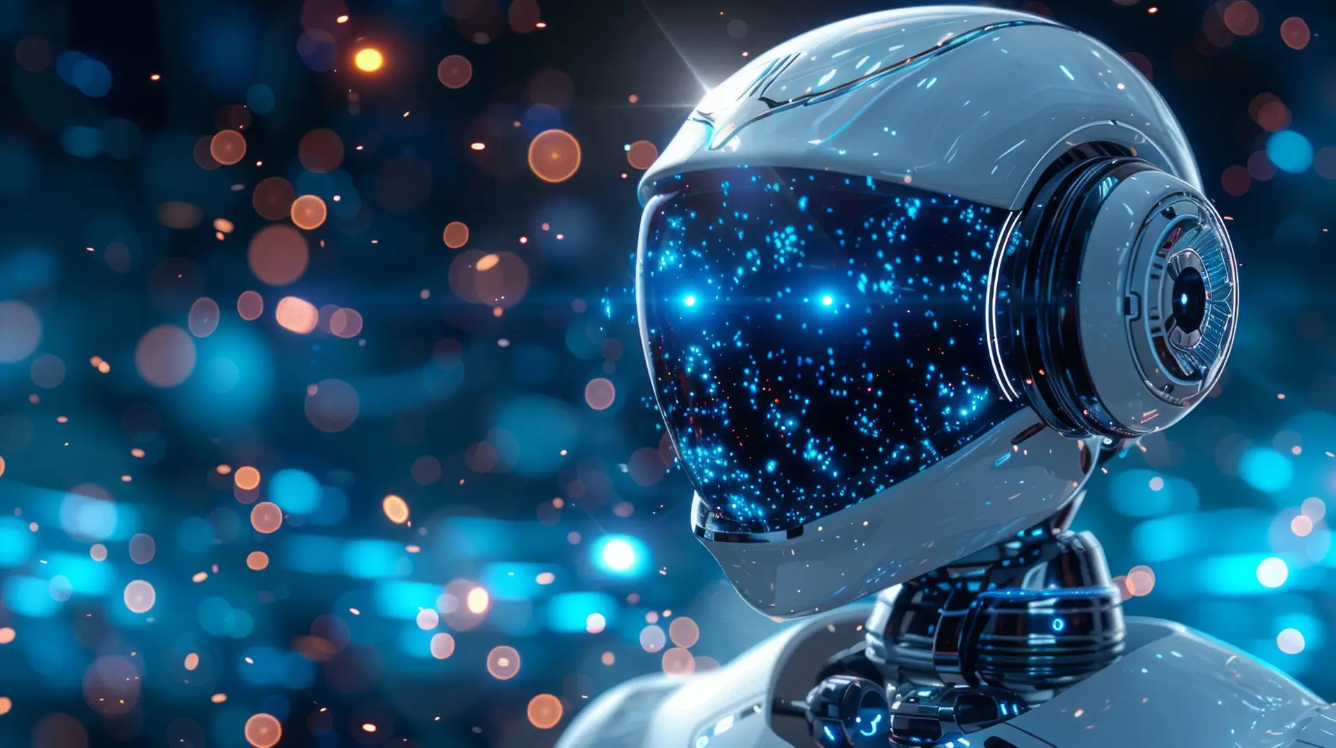 futuristic cosmo robot