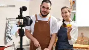 a couple doing a youtube trend