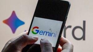 gemini logo on a phone