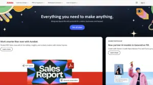 adobe homepage