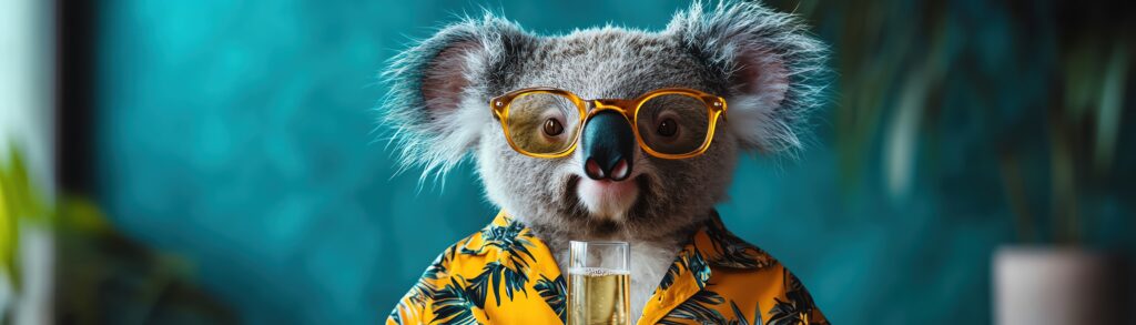koala with sunglasses