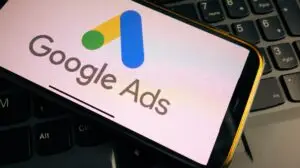 google ads logo on a phone