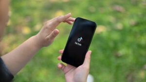 tiktok on a phone
