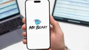 mrbeast on a phone