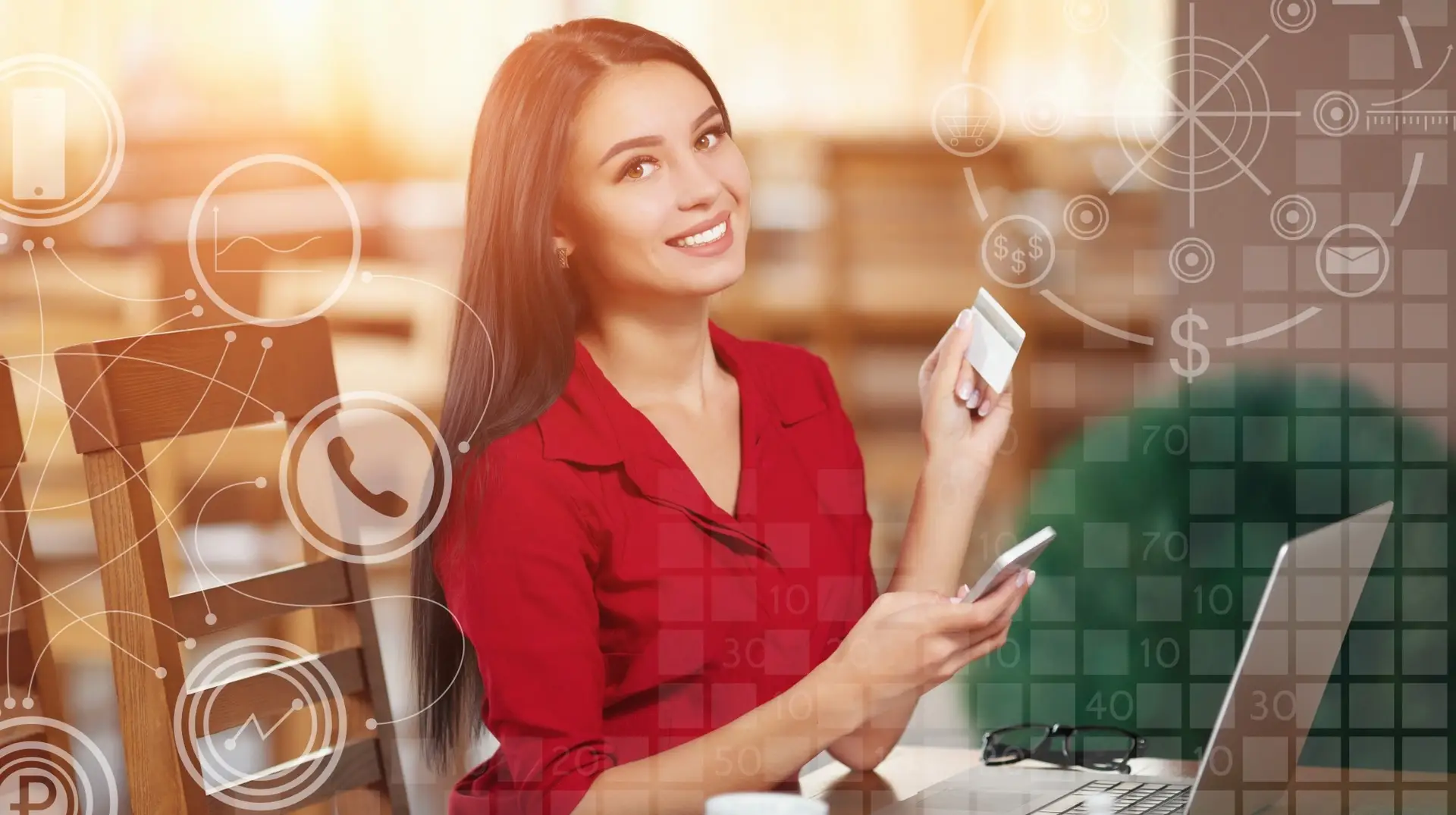 Woman entrepreneur investing in her business