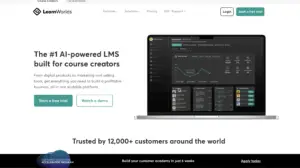 learnworlds homepage