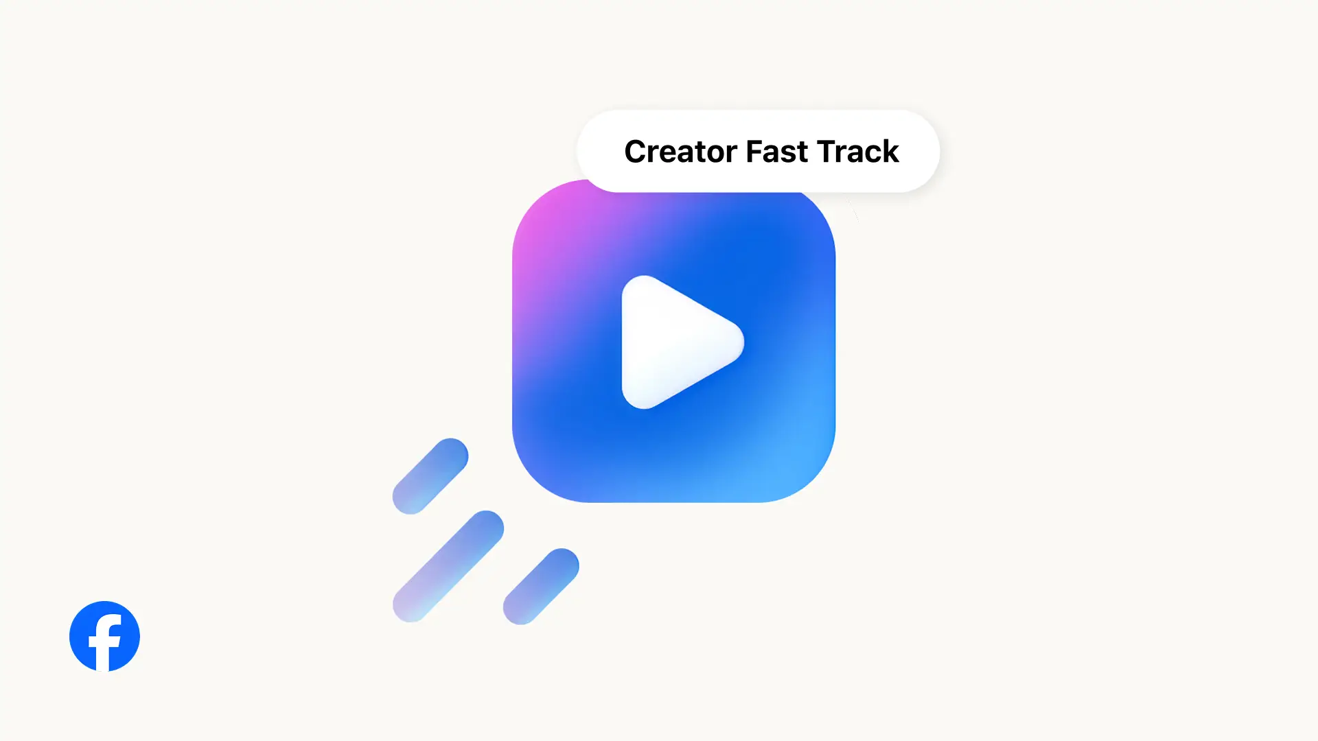 Creator Fast Track with Facebook logo.