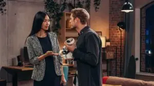 marketing couple arguing about trends