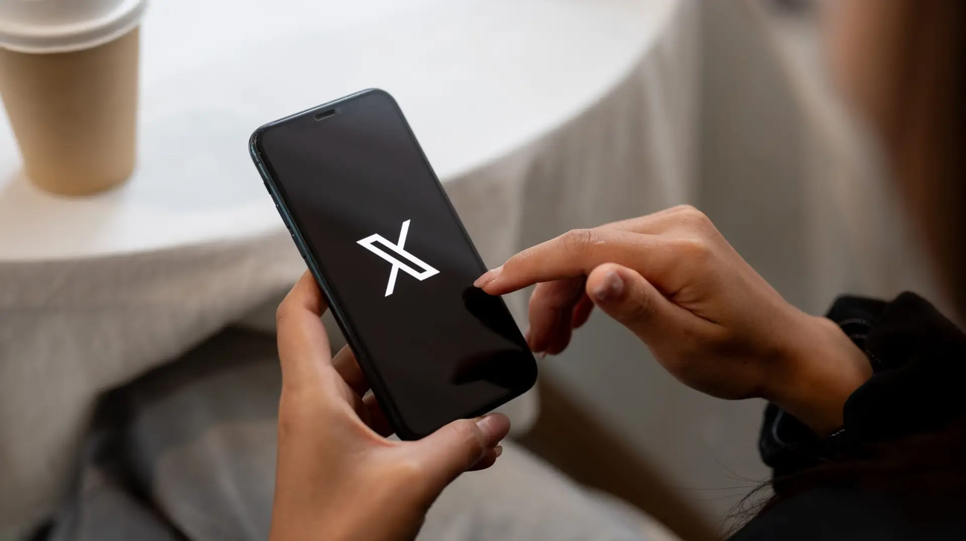 x logo on phones