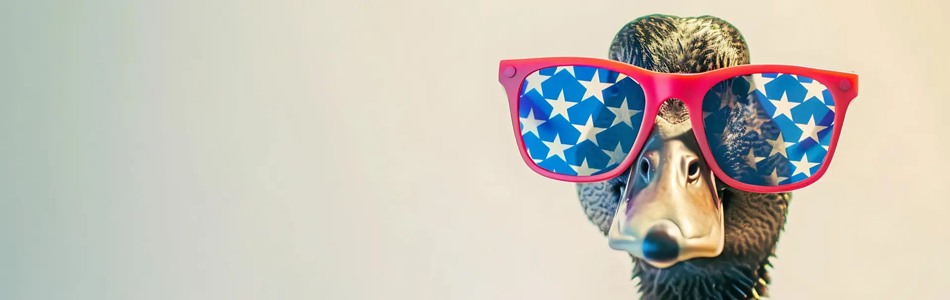 duck with sunglasses