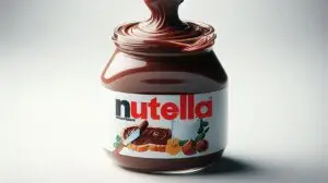 A jar of nutella