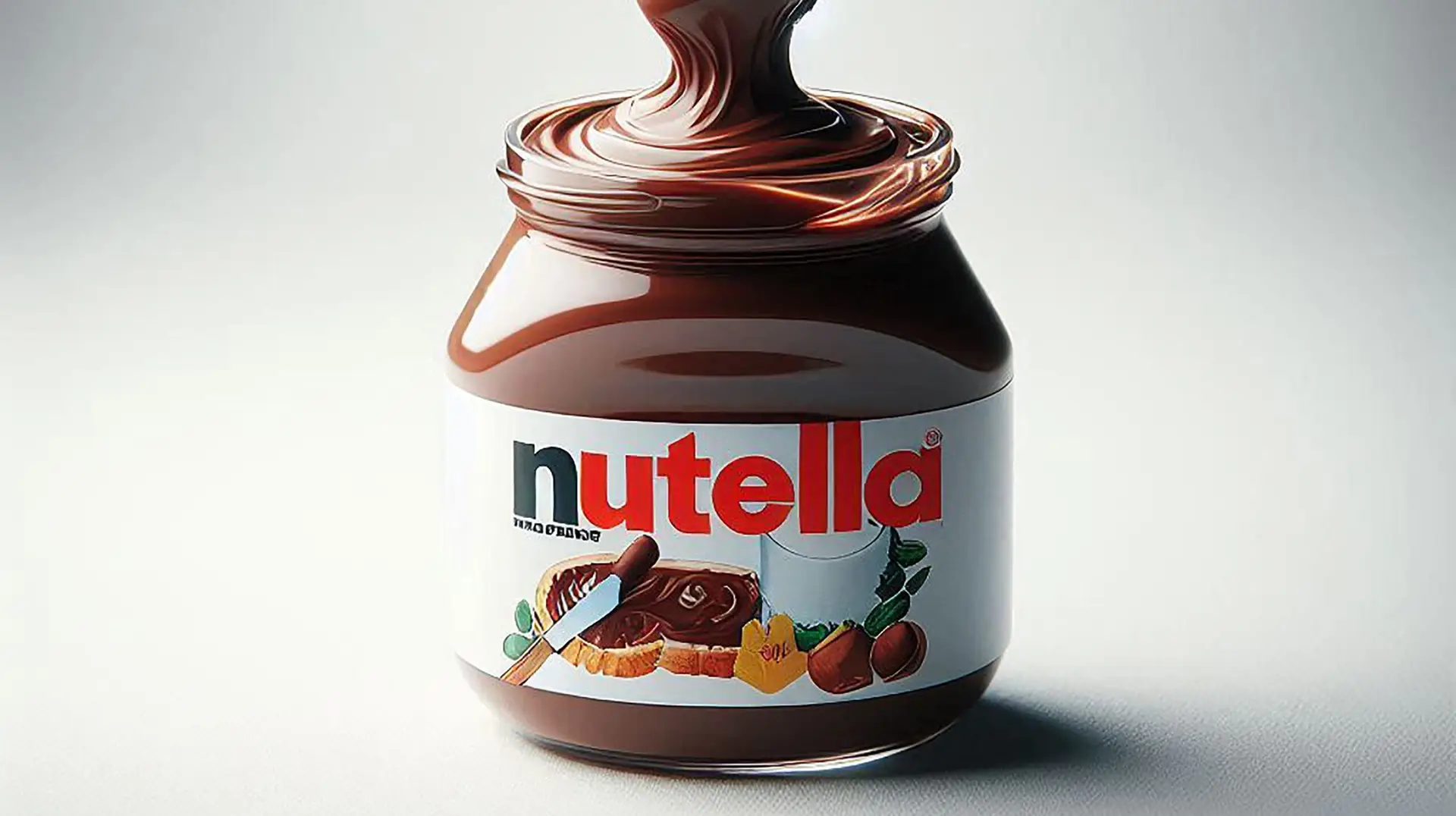A jar of nutella